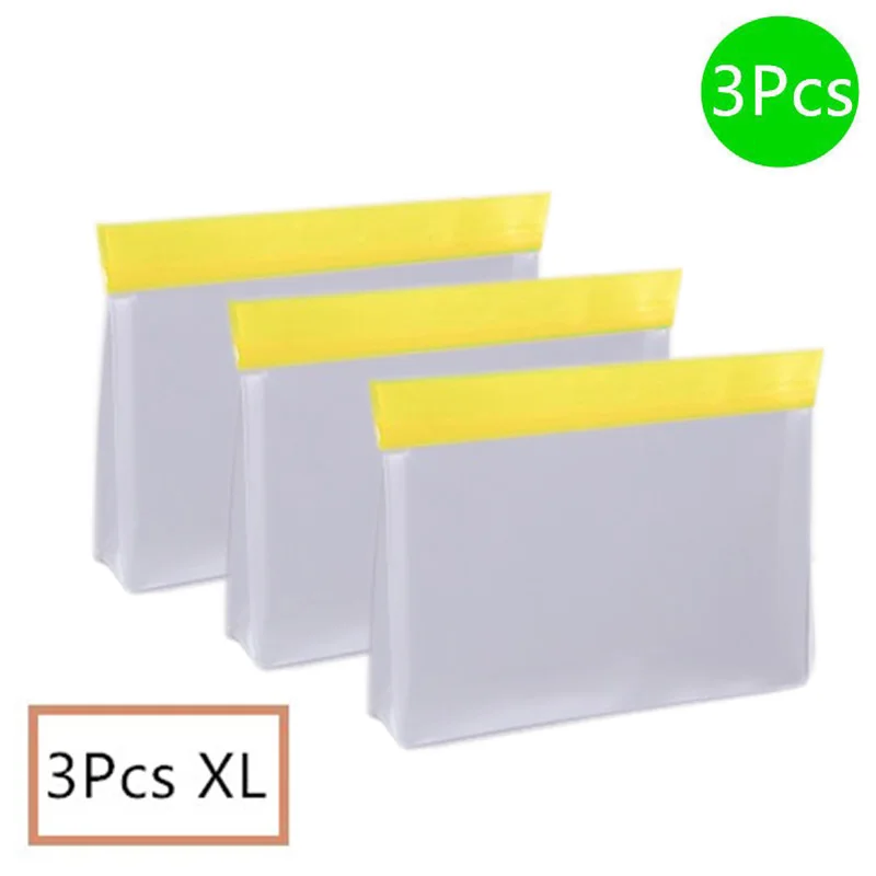 Reusable Food Storage Bag Upgrade Leakproof Top Stand Up Freezer Sandwich Ziplock Bag Silicone PEVA Food Preservation Shut Bag - Image 15