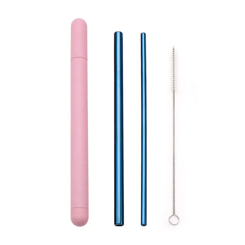 18/10 Stainless Steel Straw Set Quality Metal Straw Reusable Drinking Straw With Cleaner Brush Portable Box Bar Party Accessory - Image 19