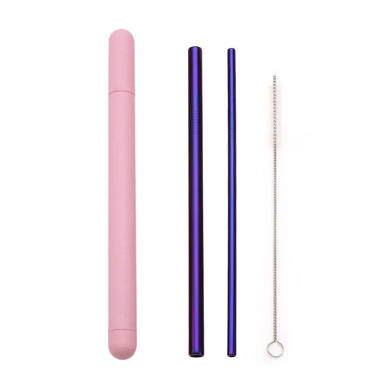 18/10 Stainless Steel Straw Set Quality Metal Straw Reusable Drinking Straw With Cleaner Brush Portable Box Bar Party Accessory - Image 18