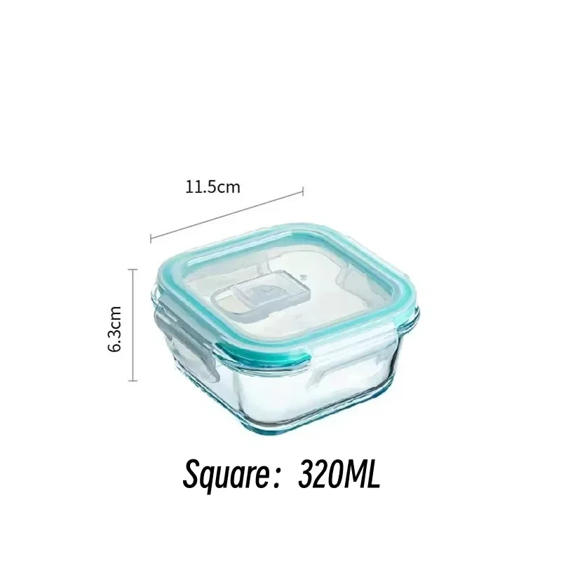 Glass Lunch Box Food Storage Containers, Meal Prep , Airtight Bento Boxes, for Microwave, Oven, Freezer and Dishwasher, BPA Free - Image 7