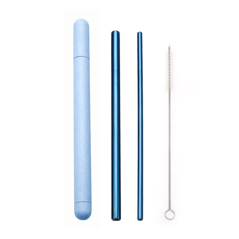 18/10 Stainless Steel Straw Set Quality Metal Straw Reusable Drinking Straw With Cleaner Brush Portable Box Bar Party Accessory - Image 14