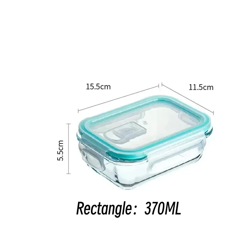 Glass Lunch Box Food Storage Containers, Meal Prep , Airtight Bento Boxes, for Microwave, Oven, Freezer and Dishwasher, BPA Free - Image 8