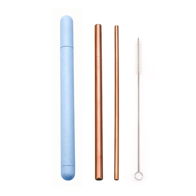 18/10 Stainless Steel Straw Set Quality Metal Straw Reusable Drinking Straw With Cleaner Brush Portable Box Bar Party Accessory - Image 15